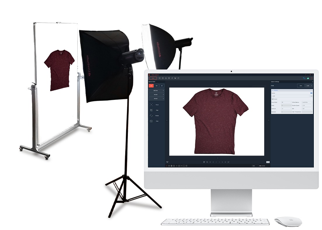 Before: Flat lay clothing